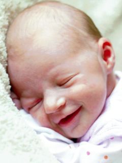 lächelndes Baby